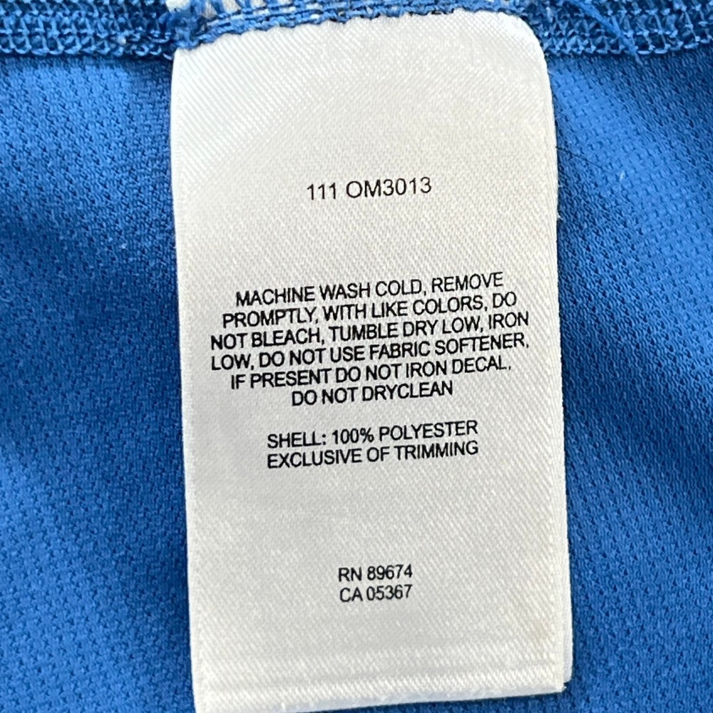 Mountain Hardwear Wicked Tech T-Shirt Mens Medium Blue Short Sleeve Hiking Tee - Picture 6 of 10